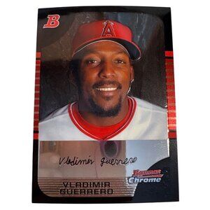 Vladimir Guerrero 2005 Bowman Chrome Baseball Card #120